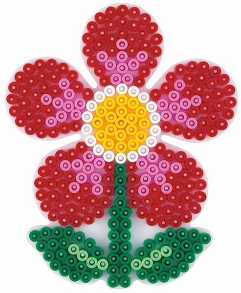 Термомозаїка Hama Midi Набір полів: Метелик 298, Квітка 299 та Лялька 330 (HM-4583) - Pampik - 2