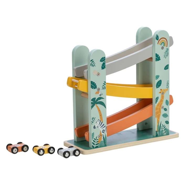 Деревянный мини-гараж с автомобилями FreeON (80654) - Pampik - 4