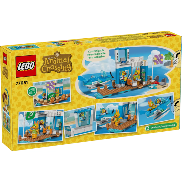 Конструктор LEGO Animal Crossing Літайте з Dodo Airlines, 292 деталі (77051) - Pampik - 6