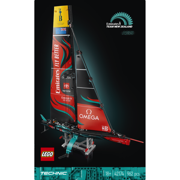 Конструктор LEGO Technic Яхта Emirates Team New Zealand AC75, 962 детали (42174) - Pampik
