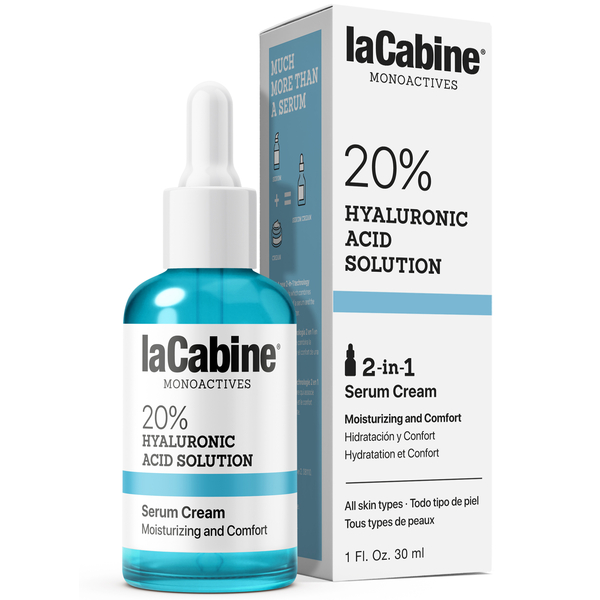 Увлажняющая крем-сыворотка для лица La Cabine 20% Hyaluronic Acid 2in1 30 мл - Pampik