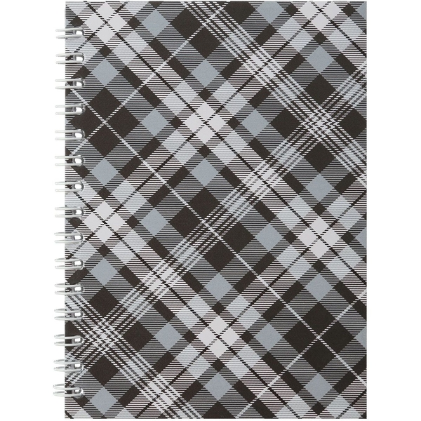 Тетрадь Buromax Shotlandka на пружине А5, 48 листов серая (BM.2591-09) - Pampik