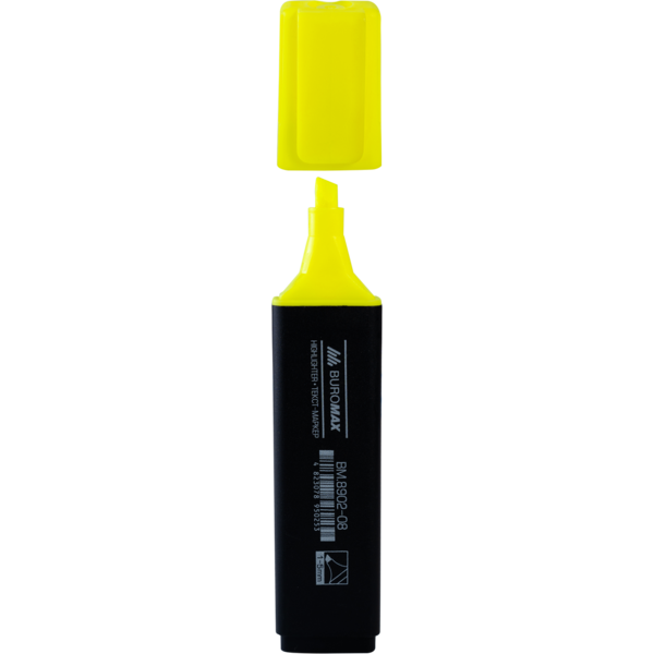 Текст-маркер Buromax Jobmax жовтий (BM.8902-08) - Pampik