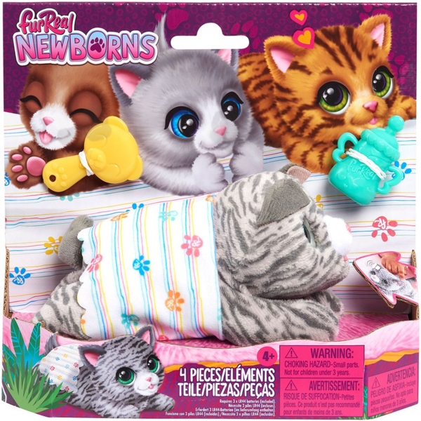 Интерактивная игрушка Furreal Friends Newborns Котенок (28073) - Pampik - 8