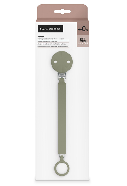 Клипса для пустышки Suavinex Wonder, зеленый (402548) - Pampik - 2