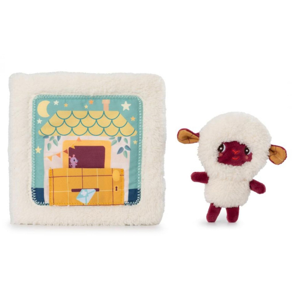 Развивающая мягкая книга Lilliputiens Спокойной ночи, Баранчик (83536) - Pampik - 2