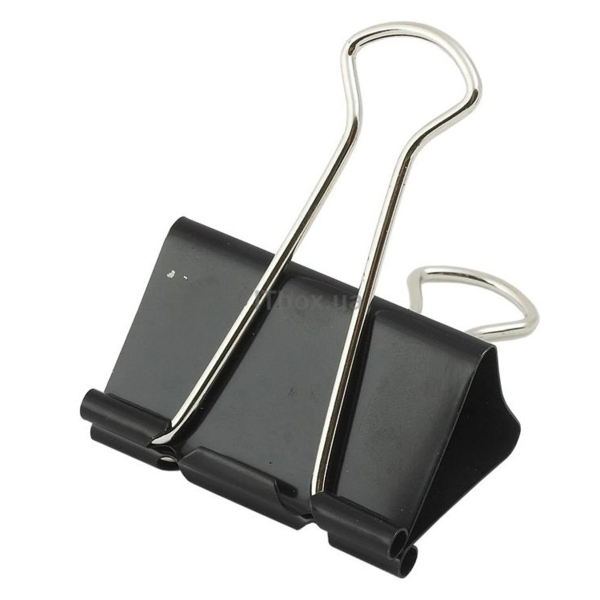 Біндер Buromax 25 мм 12 шт. чорний (BM.5304) - Pampik - 2