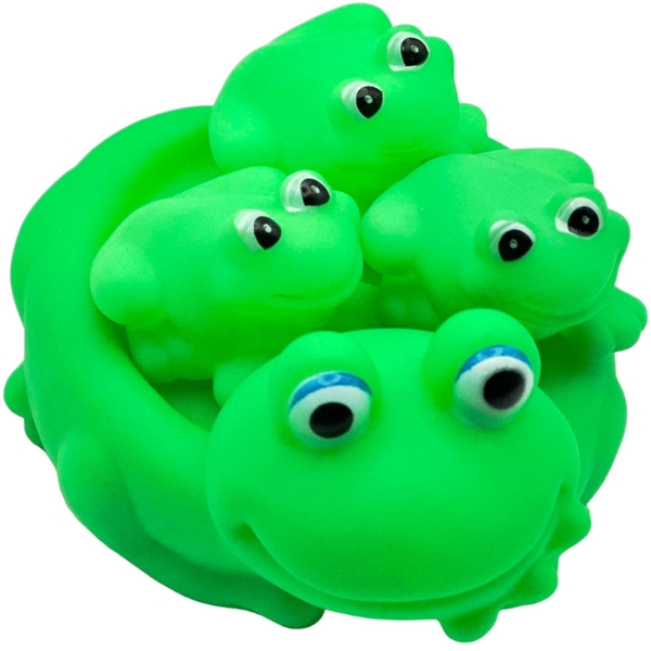 Набір іграшок для купання Bibi Toys Жабенята 4 шт. (760851BT) - Pampik