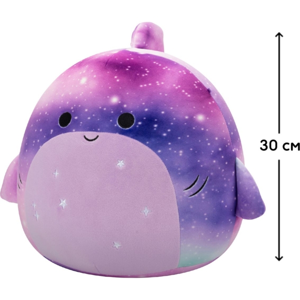 Мягкая игрушка Squishmallows Акула Алия, 30 см (SQCR06574) - Pampik - 6