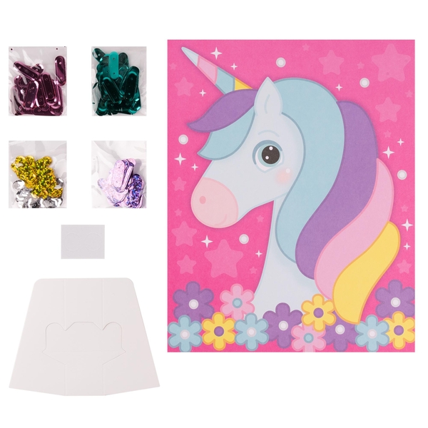 Набір для творчості 1 Вересня Єдиноріг Аплікація фігурними паєтками (954585) - Pampik - 2