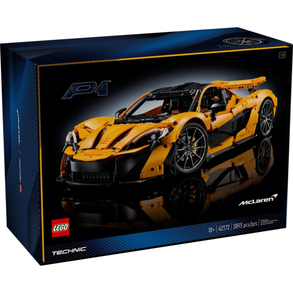 Конструктор LEGO Technic McLaren P1, 3893 деталі (42172) - Pampik