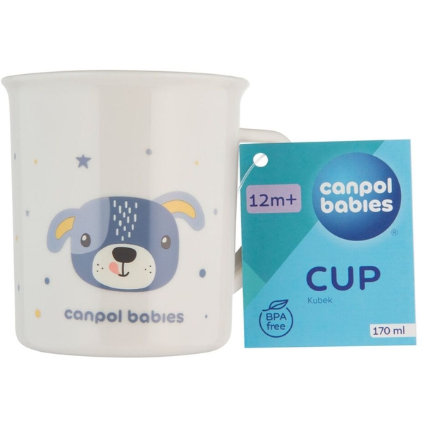 Кружка Canpol babies Cute Animals, 170 мл, блакитна (4/413_blu2) - Pampik - 3