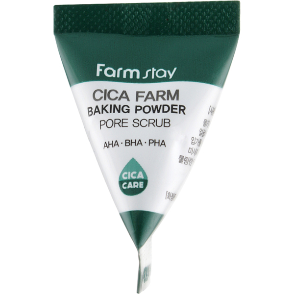 Скраб для лица FarmStay Cica Farm Baking Powder Pore Scrub с центеллой 7 г - Pampik
