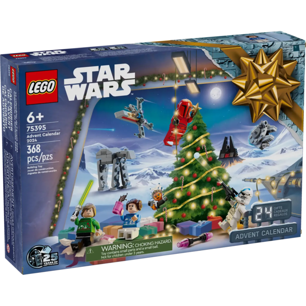 Конструктор LEGO Star Wars Різдвяний календар 2024, 368 деталей (75395) - Pampik