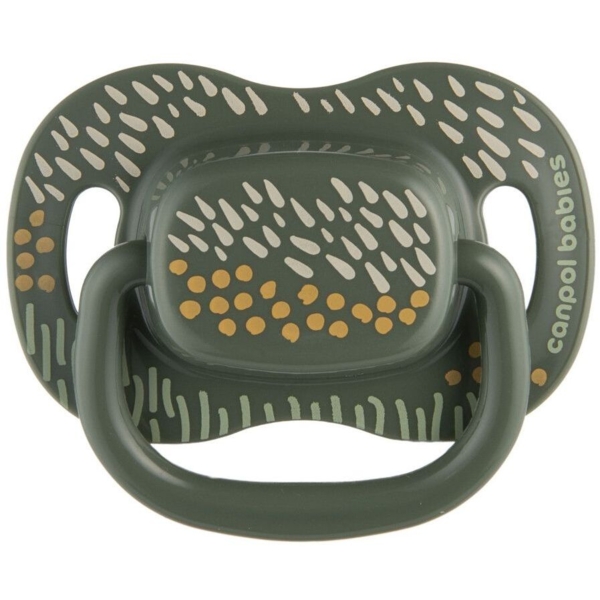Пустышка силиконовая Canpol babies Mountains симметричная, 6-18 месяцев, 2 шт., зеленый (34/931_gre) - Pampik - 2