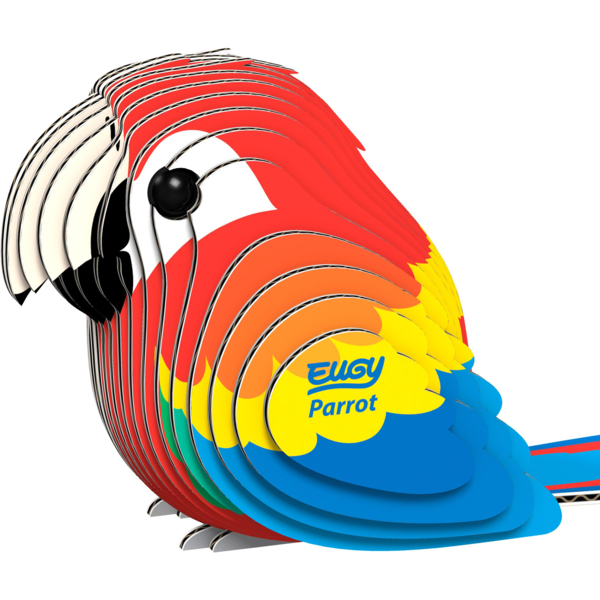 Збірна 3Д модель Eugy Зоопарк Папуга Ара (XEG-023) - Pampik