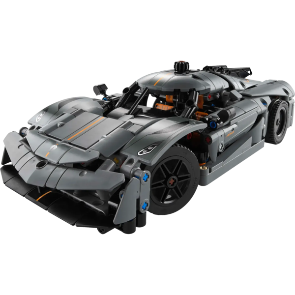 Конструктор LEGO Technic Koenigsegg Jesko Absolut сірий гіперкар, 801 деталь (42173) - Pampik - 4