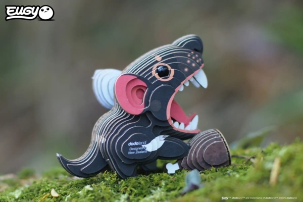 Збірна 3Д модель Eugy Зоопарк Тасманійський диявол (XEG-035) - Pampik - 7