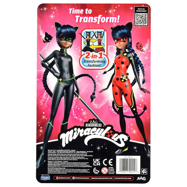 Інтерактивна лялька Miraculous Леді Баг і Супер-Кіт Дизайнерське перевтілення Леді Баг, 26 см (50414) - Pampik - 6