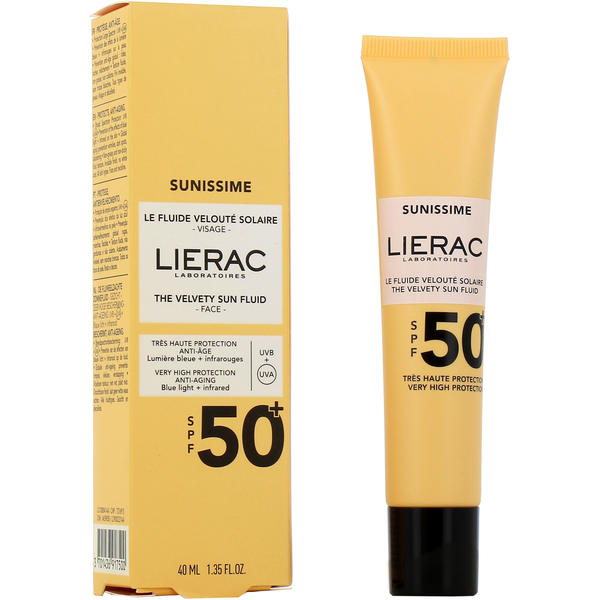 Сонцезахисний флюїд Lierac Sunissime SPF 50+ для обличчя 40 мл - Pampik