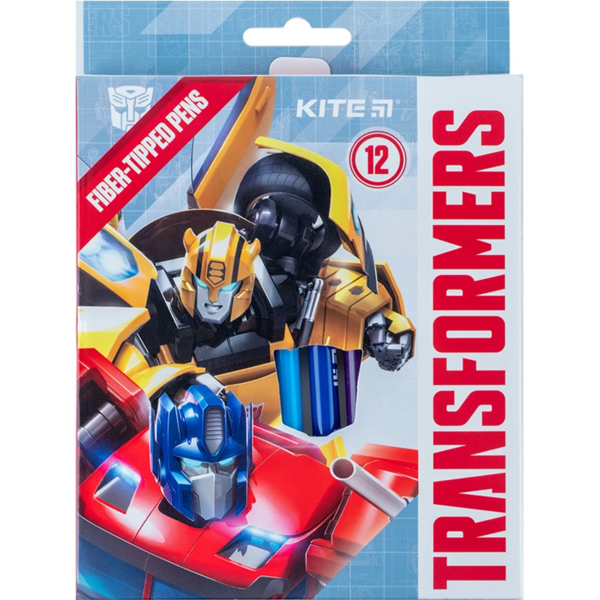 Фломастери Kite Transformers, 12 шт. (TF24-447) - Pampik