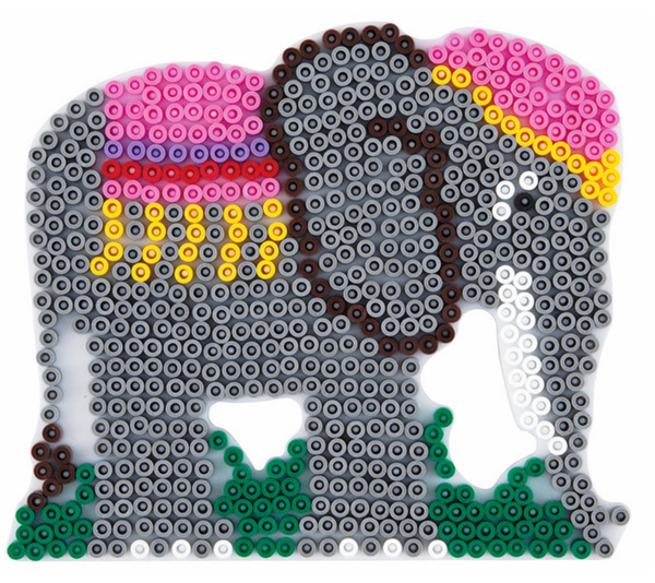 Термомозаика Hama Midi Набор полей: Слон 291, Жираф 292, Лев 293, Верблюд 294 (HM-4582) - Pampik - 8