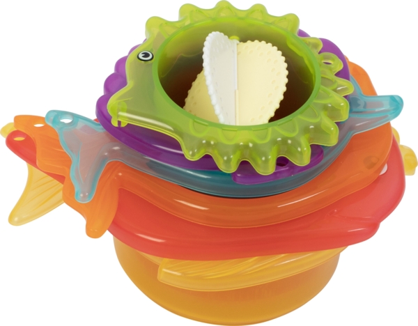 Набір іграшок для ванної Baby Team Рибки 6 шт. (8858) - Pampik - 3