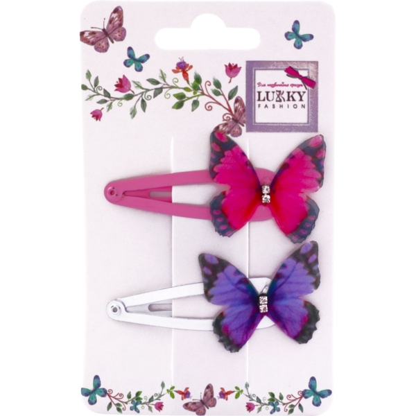 Заколки для волос Lukky, 2 шт. (T18537) - Pampik