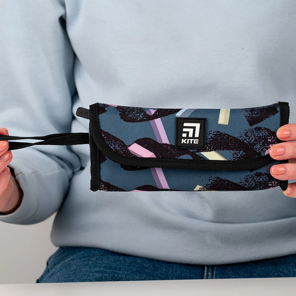 Пенал мягкий Kite 8x20.5x4 см бирюзовый (K24-653-1) - Pampik - 5