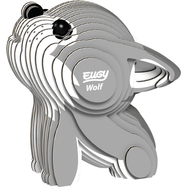 Збірна 3Д модель Eugy Зоопарк Вовк (XEG-040) - Pampik