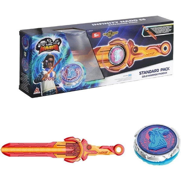 Волчок Auldey Infinity Nado VI Standard Pack Gold Warrior Phoenix (EU654123) - Pampik - 2