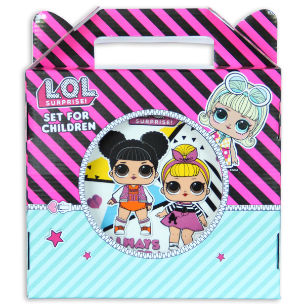 Набір порцеляновий L.O.L.Surprise! Totally awesome 3 предмети (76001100) - Pampik - 11