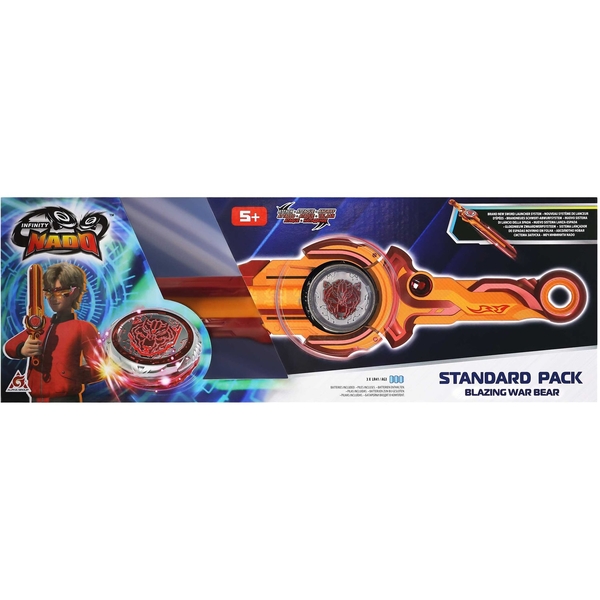 Волчок Auldey Infinity Nado VI Standard Pack Blazing War Bear (EU654122) - Pampik