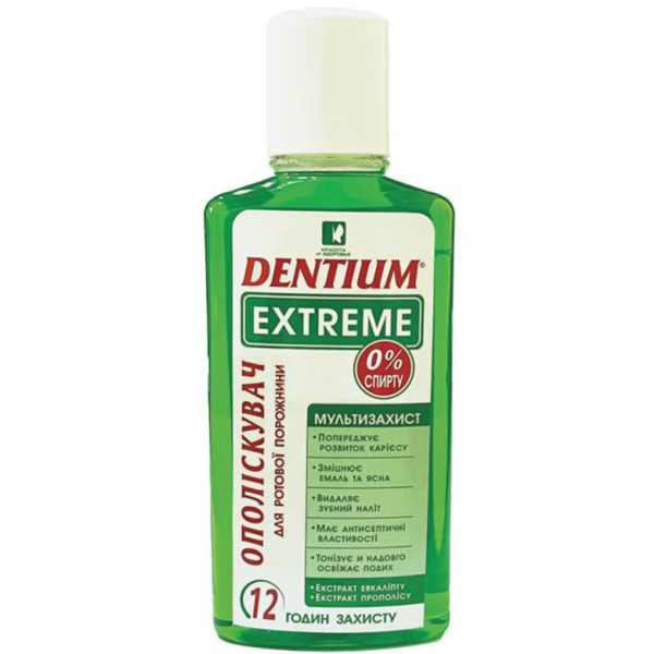 Ополіскувач для ротової порожнини Dentium Extreme, 250 мл - Pampik