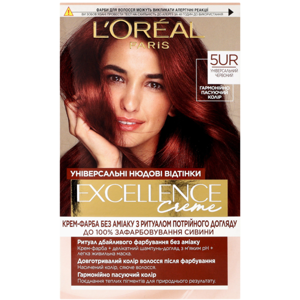 Крем-фарба для волосся L'oreal Paris Excellence Creme №5UR - Pampik