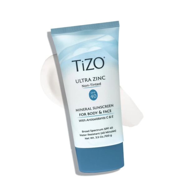 Крем сонцезахисний для обличчя та тіла TiZO Ultra Zinc Body & Face Non-Tinted SPF 40, 100 г - Pampik - 2