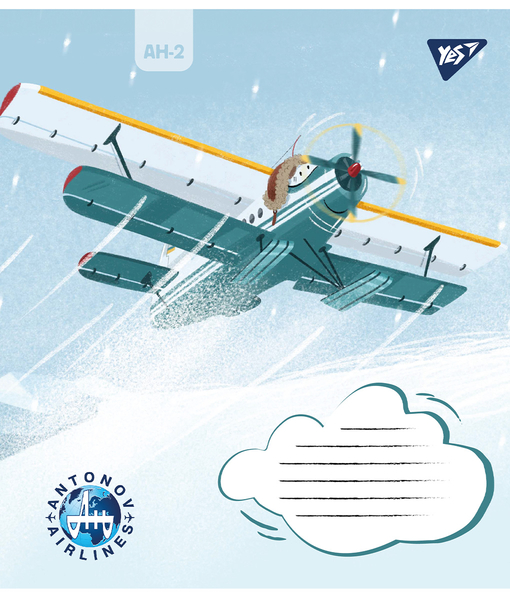 Набор тетрадей Yes Антонов А5, в линейку, 12 листов,25 шт. (767429) - Pampik - 2