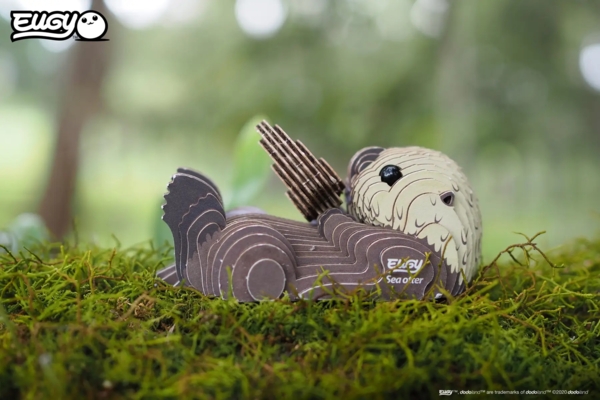 Збірна 3Д модель Eugy Зоопарк Морська видра (XEG-060) - Pampik - 8