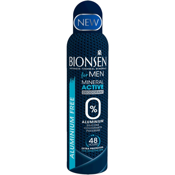 Дезодорант для чоловіків Bionsen Mineral Active, 150 мл - Pampik