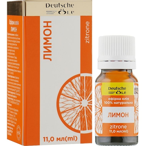 Эфирное масло Deutsche Ole Лимон 11 мл - Pampik