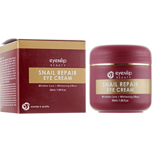 Крем для зоны вокруг глаз Eyenlip Snail с муцином улитки 50 мл - Pampik