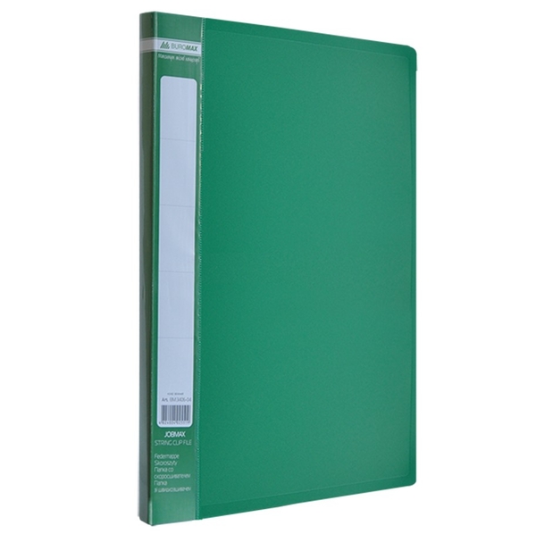 Пластиковая папка с боковым прижимом Buromax Jombax А4 зеленая (BM.3401-04) - Pampik