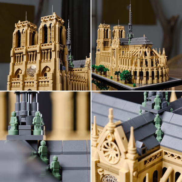 Конструктор LEGO Architecture Нотр-Дам-де-Парі, 4383 деталі (21061) - Pampik - 8