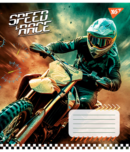 Набор тетрадей Yes Speed ​​race А5 в клетку 24 листа 20 шт. (67293) - Pampik - 5