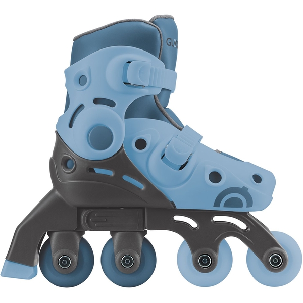Роликові ковзани Globber Learning Skates 2 в 1, р.26-29, сіро-синій (780-200) - Pampik - 8
