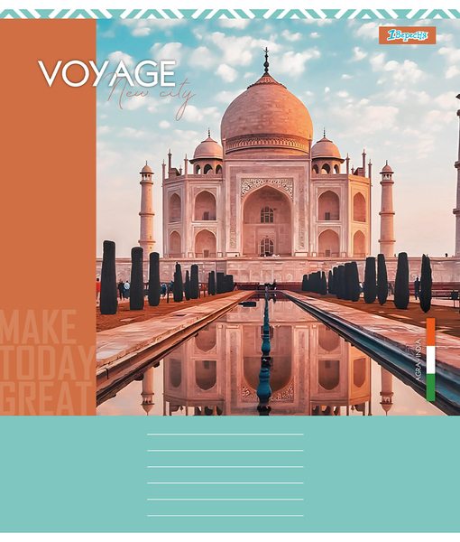 Набір зошитів 1 Вересня New city voyage А5, в лінію, 96 аркушів, 5 шт. (767422) - Pampik - 4