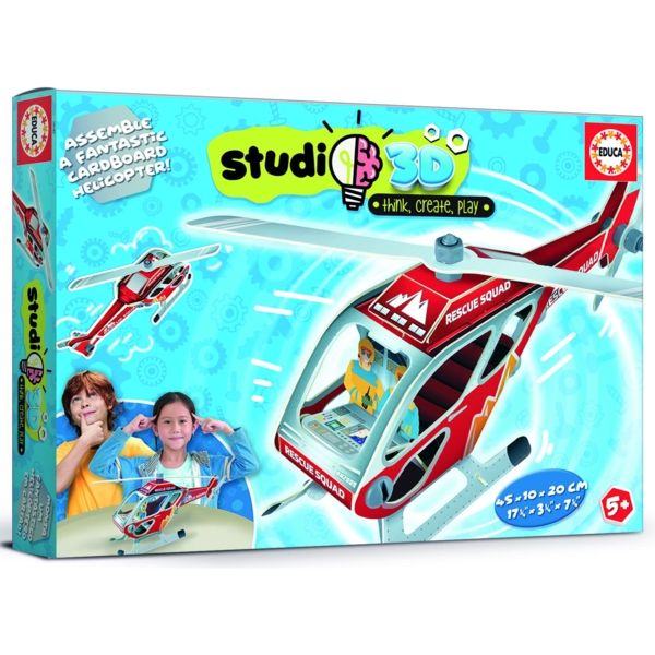 Пазл 3D Educa Вертолет (19187) - Pampik - 2