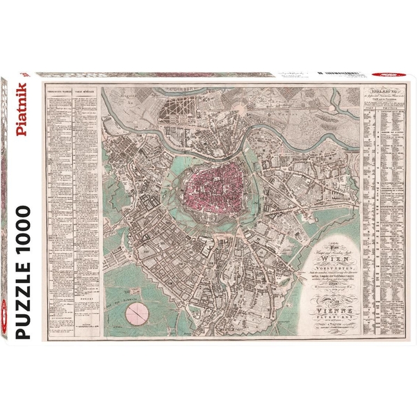 Пазл Piatnik Карта Вены 1824, 1000 элементов (PT-559440) - Pampik
