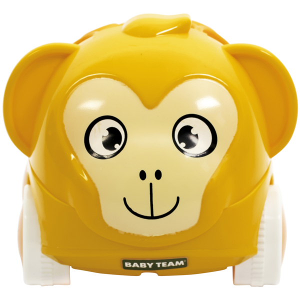 Игрушка-погремушка Baby Team Машинка-обезьянка (8412) - Pampik - 4