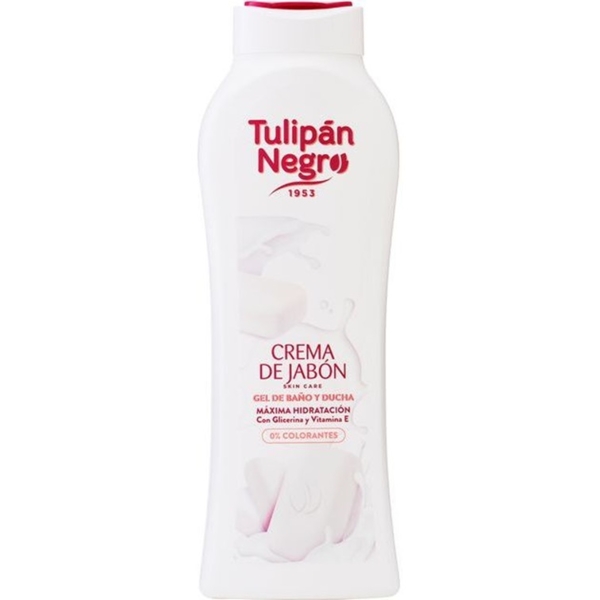 Гель для душу Tulipan Negro Кремове мило, 650 мл - Pampik